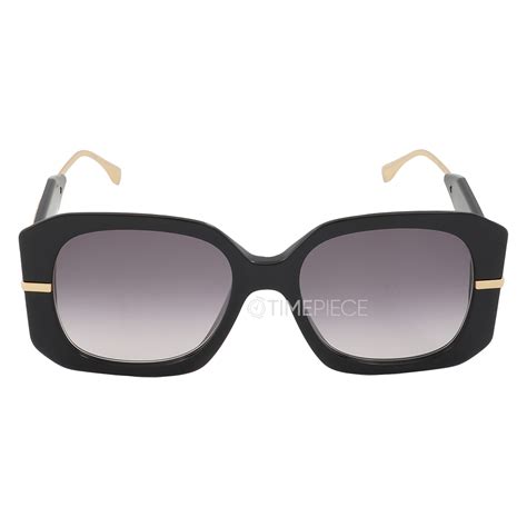 fendi fe40065i|Fendi Gradient Smoke Square Ladies Sunglasses FE40065I 01B 55.